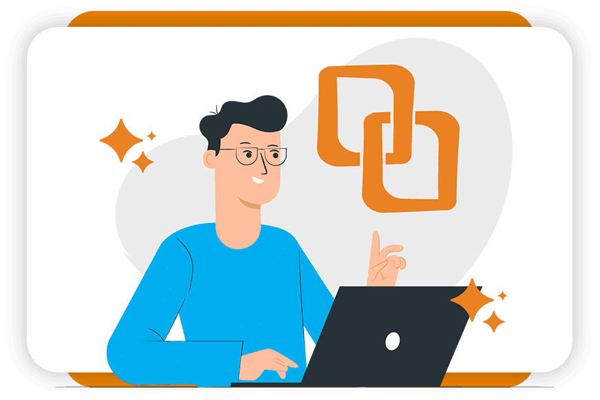 Person working at desk